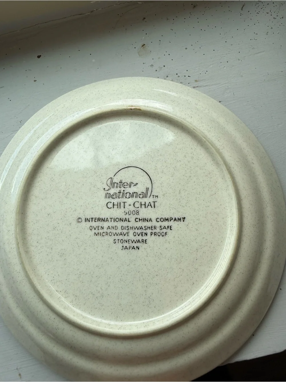 International Chit-chat dessert plate